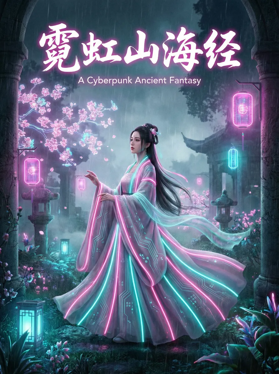爱尔兰首都 古风奇缘短剧 - 霓虹山海经海报